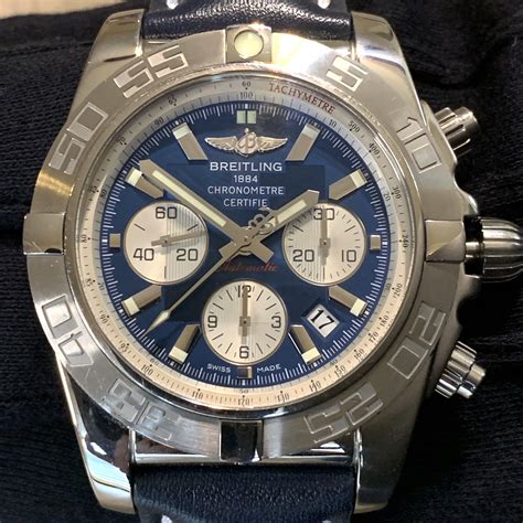 breitling dual watch|breitling chronomat 44 blue face.